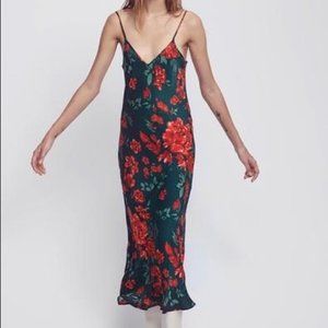 Silk Laundry 90s Slip Dress Floral